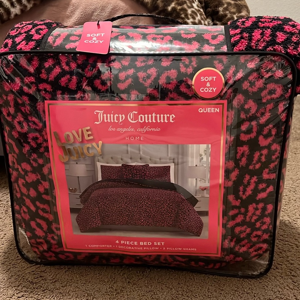 Juicy Couture Cheetah Print Bedding